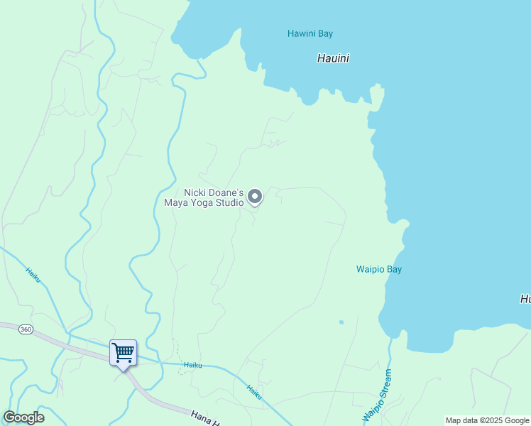 map of restaurants, bars, coffee shops, grocery stores, and more near 733 North Honokala Road in Maui County