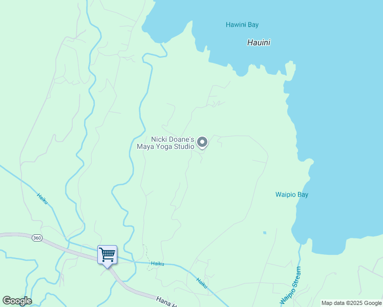 map of restaurants, bars, coffee shops, grocery stores, and more near 62 Hoolawa Road in Maui County