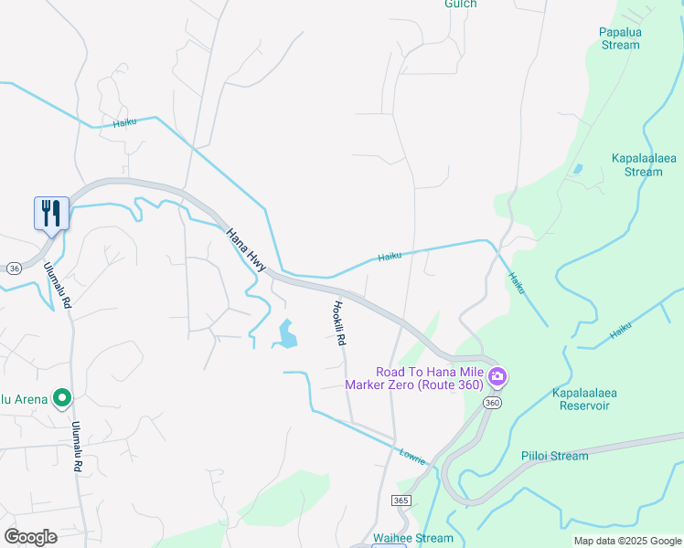 map of restaurants, bars, coffee shops, grocery stores, and more near 4785 Hana Highway in Haiku-Pauwela
