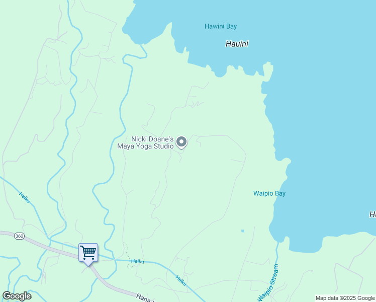 map of restaurants, bars, coffee shops, grocery stores, and more near 733 North Honokala Road in Maui County