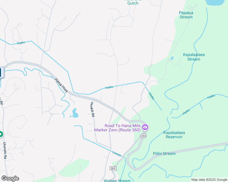 map of restaurants, bars, coffee shops, grocery stores, and more near 81 North Holokai Road in Haiku-Pauwela