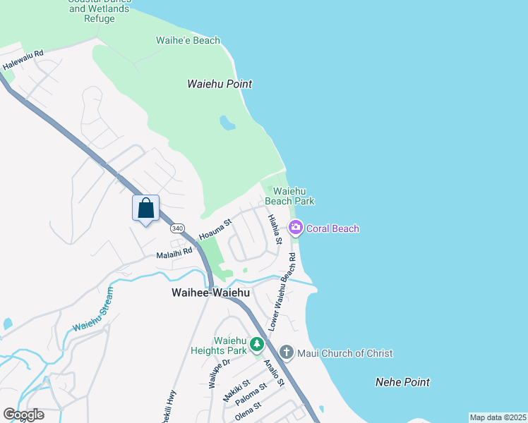 map of restaurants, bars, coffee shops, grocery stores, and more near 1413 Hiahia Street in Wailuku
