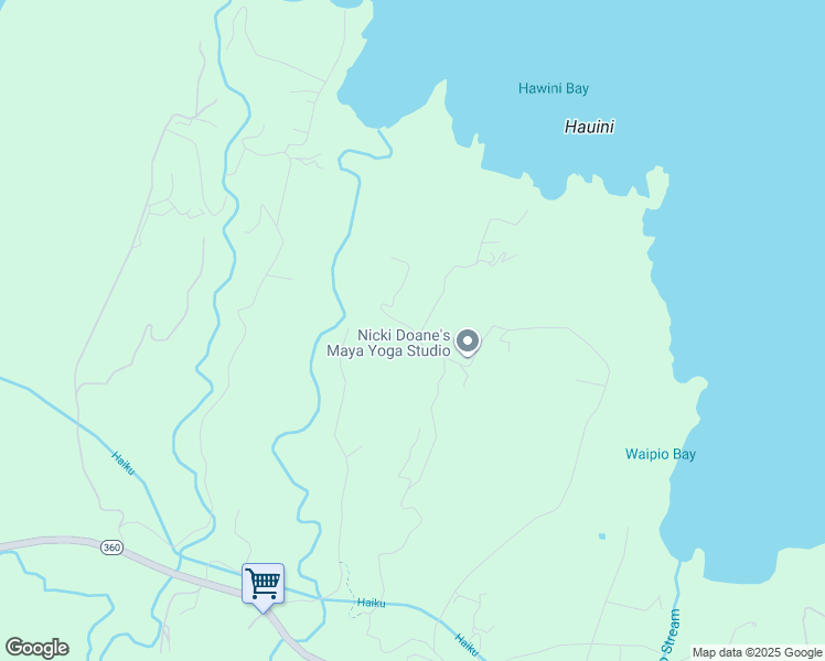 map of restaurants, bars, coffee shops, grocery stores, and more near 0 Hoolawa Road in Maui County
