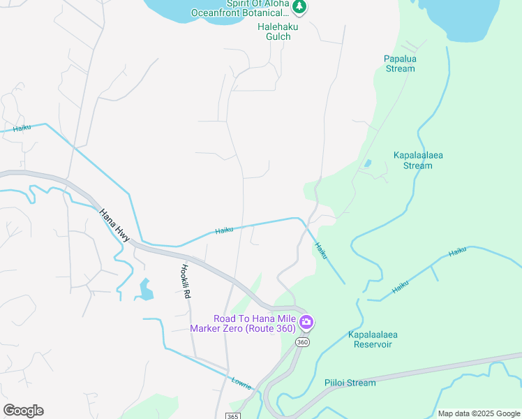 map of restaurants, bars, coffee shops, grocery stores, and more near 120 North Holokai Road in Haiku-Pauwela