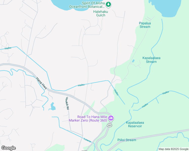 map of restaurants, bars, coffee shops, grocery stores, and more near 120 North Holokai Road in Haiku-Pauwela