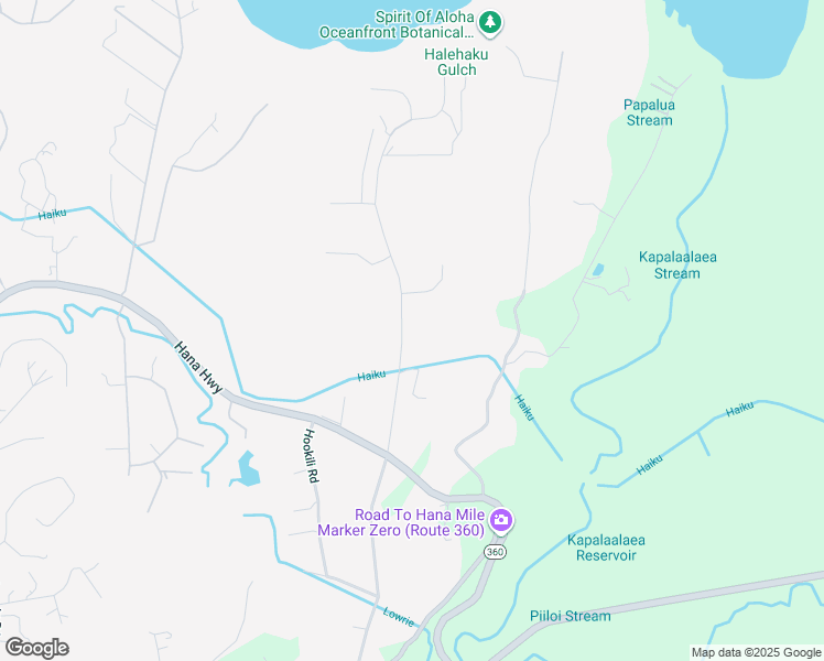 map of restaurants, bars, coffee shops, grocery stores, and more near 170 North Holokai Road in Haiku-Pauwela