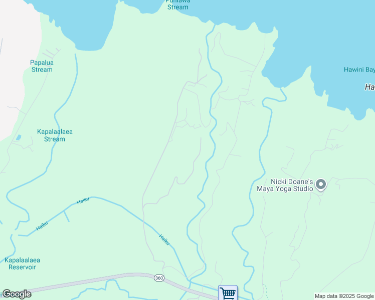 map of restaurants, bars, coffee shops, grocery stores, and more near 404 Puniawa Road in Maui County