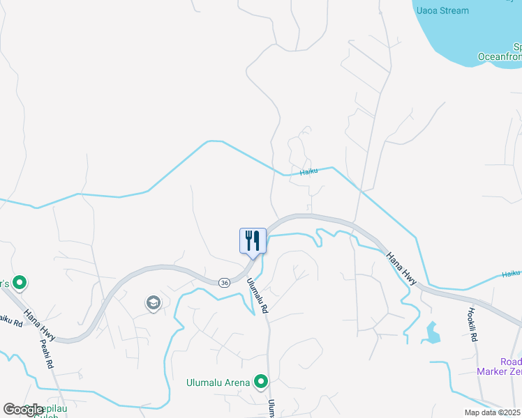 map of restaurants, bars, coffee shops, grocery stores, and more near 4405 Hana Highway in Haiku-Pauwela