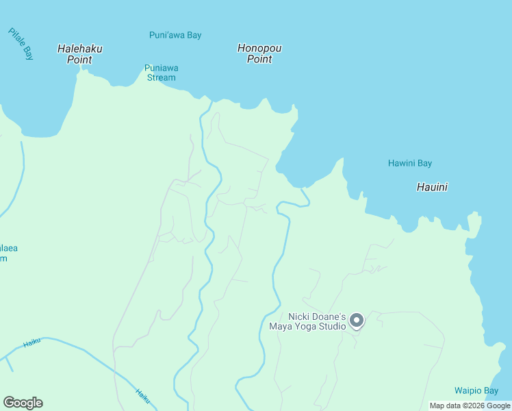 map of restaurants, bars, coffee shops, grocery stores, and more near 700 Honopou Road in Maui County
