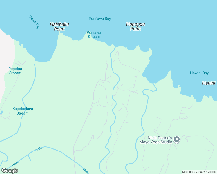 map of restaurants, bars, coffee shops, grocery stores, and more near 615 Puniawa Road in Maui County