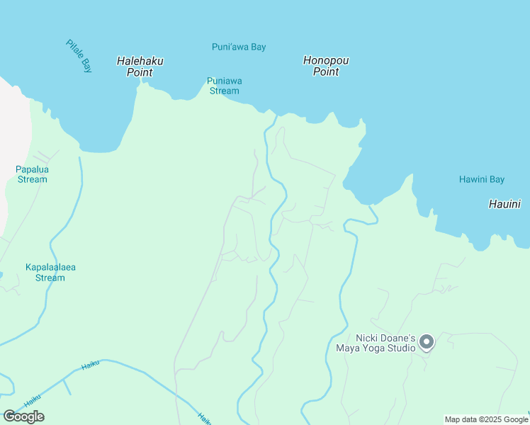 map of restaurants, bars, coffee shops, grocery stores, and more near 615 Puniawa Road in Maui County