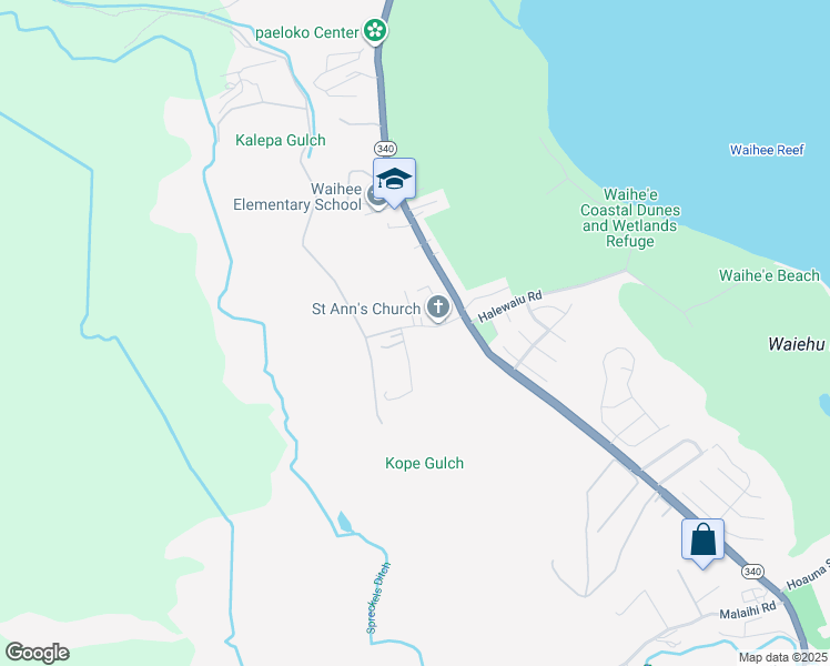 map of restaurants, bars, coffee shops, grocery stores, and more near 0 Kuhina Place in Makawao