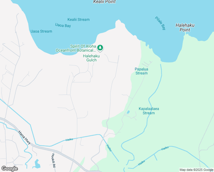 map of restaurants, bars, coffee shops, grocery stores, and more near 475 Haumana Road in Haiku-Pauwela