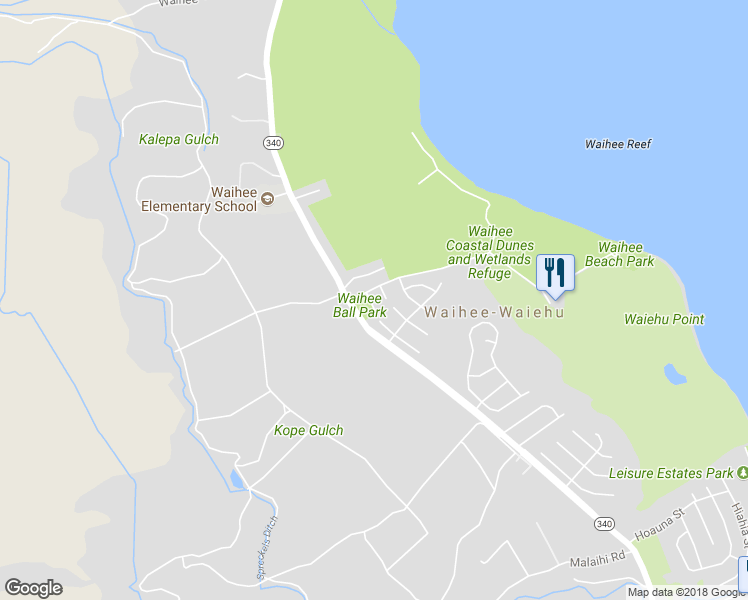 map of restaurants, bars, coffee shops, grocery stores, and more near 1940 Pakaku Place in Wailuku