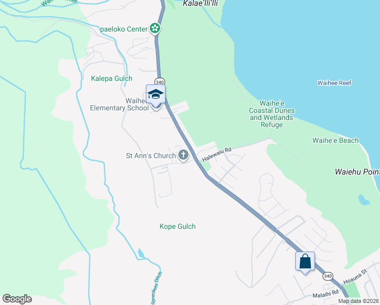 map of restaurants, bars, coffee shops, grocery stores, and more near 1987 Kahekili Highway in Wailuku
