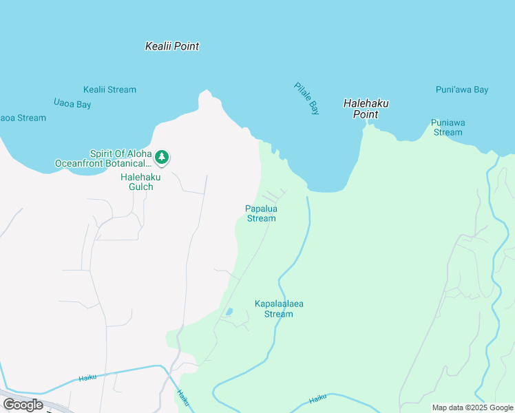 map of restaurants, bars, coffee shops, grocery stores, and more near 655 Kulike Road in Haiku-Pauwela