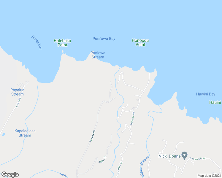map of restaurants, bars, coffee shops, grocery stores, and more near 707 Puniawa Road in Maui County