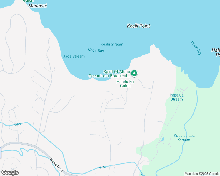 map of restaurants, bars, coffee shops, grocery stores, and more near 40 Hale Pili Way in Haiku-Pauwela