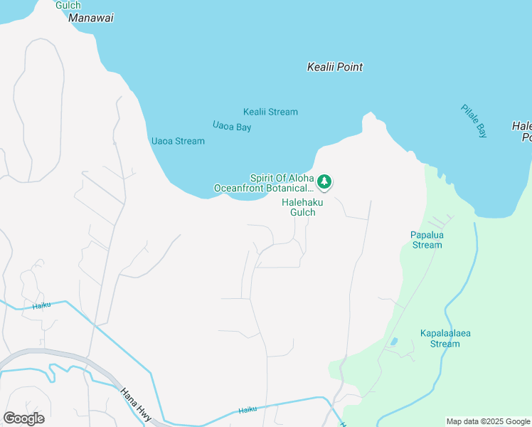 map of restaurants, bars, coffee shops, grocery stores, and more near 40 Hale Pili Way in Haiku-Pauwela