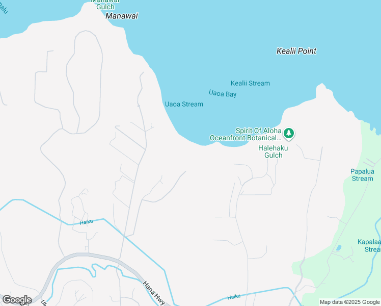 map of restaurants, bars, coffee shops, grocery stores, and more near 400 Mehana Road in Haiku-Pauwela
