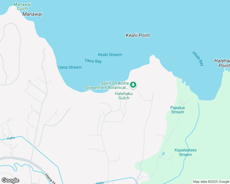 map of restaurants, bars, coffee shops, grocery stores, and more near 575 North Holokai Place in Haiku-Pauwela