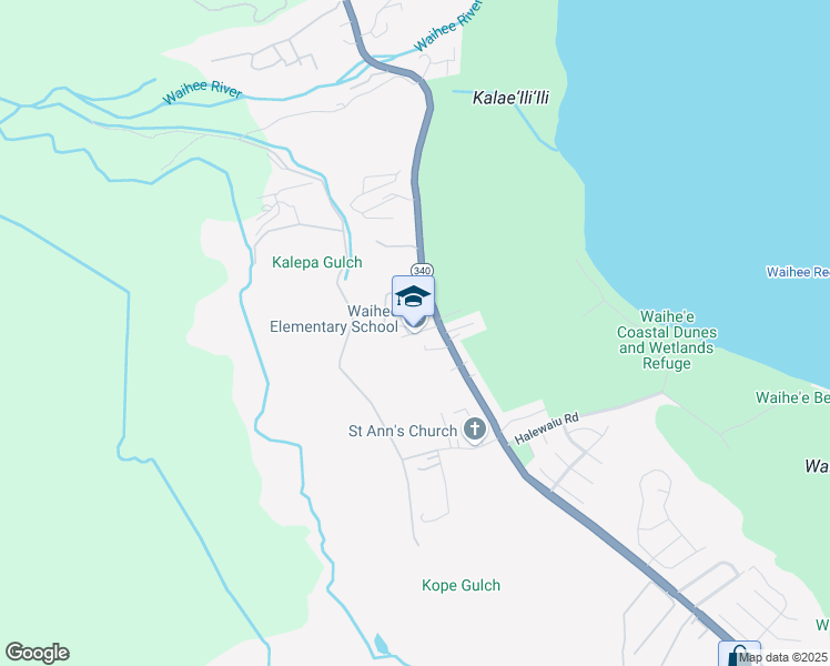 map of restaurants, bars, coffee shops, grocery stores, and more near 2125 Kahekili Highway in Wailuku