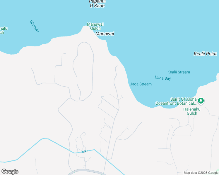 map of restaurants, bars, coffee shops, grocery stores, and more near 425 Manawai Place in Haiku-Pauwela