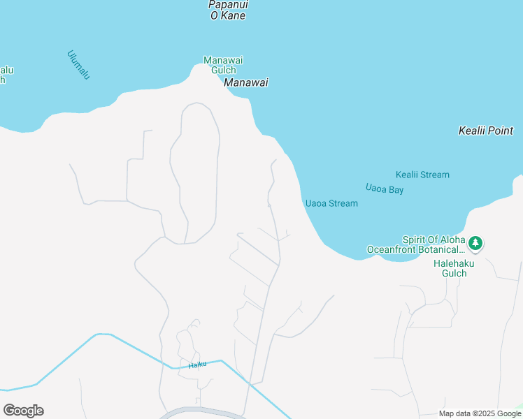 map of restaurants, bars, coffee shops, grocery stores, and more near 425 Manawai Place in Haiku-Pauwela