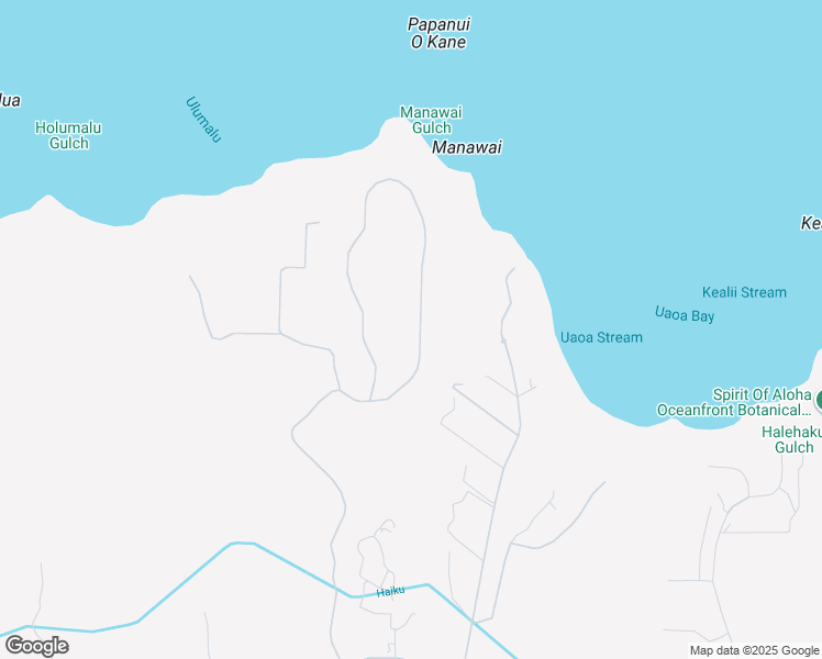 map of restaurants, bars, coffee shops, grocery stores, and more near 610 Kai Huki Circle in Haiku-Pauwela