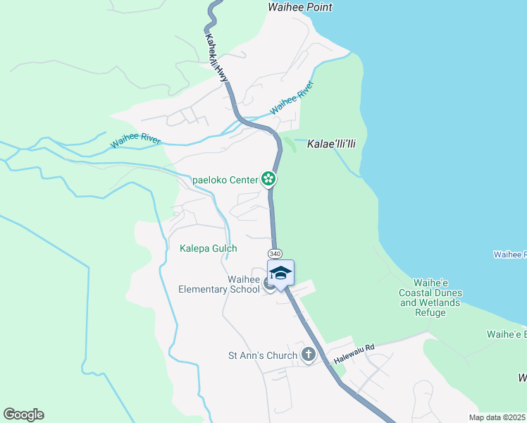 map of restaurants, bars, coffee shops, grocery stores, and more near 2295 Kahekili Highway in Wailuku