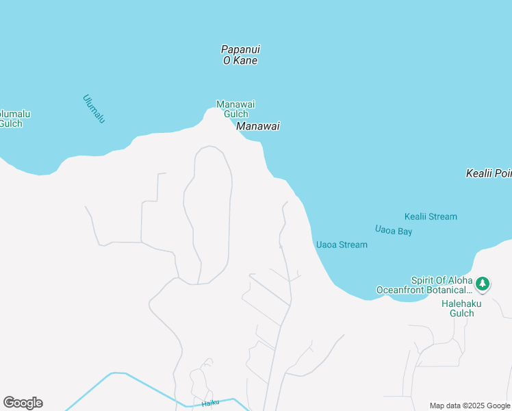 map of restaurants, bars, coffee shops, grocery stores, and more near 690 Kai Huki Circle in Haiku-Pauwela