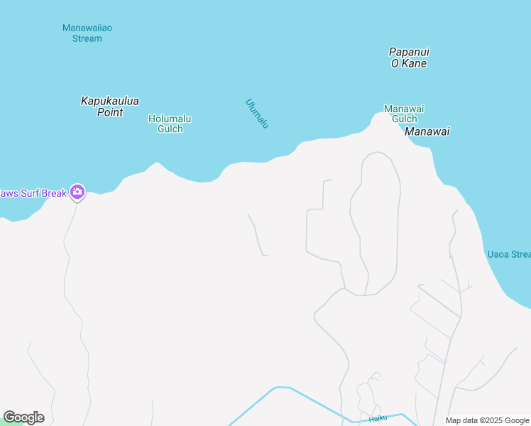 map of restaurants, bars, coffee shops, grocery stores, and more near 155 Kai Poi Road in Haiku-Pauwela