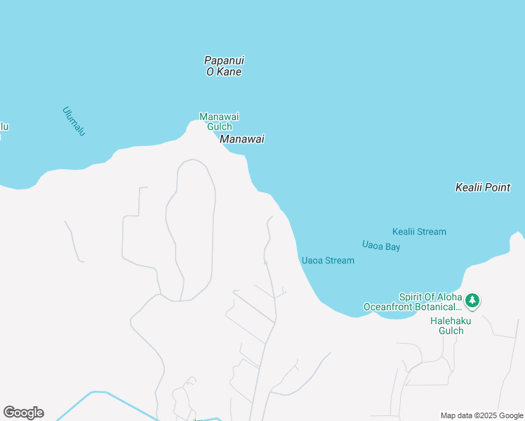 map of restaurants, bars, coffee shops, grocery stores, and more near Manawai Place in Haiku-Pauwela