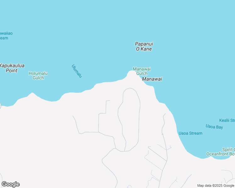 map of restaurants, bars, coffee shops, grocery stores, and more near 890 Kai Huki Circle in Haiku-Pauwela