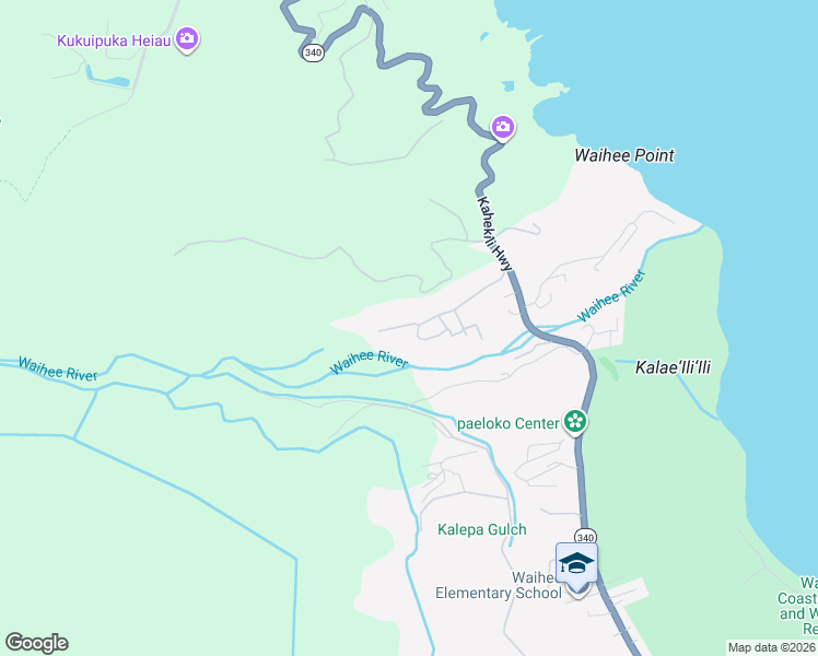 map of restaurants, bars, coffee shops, grocery stores, and more near 176 River Road in Wailuku