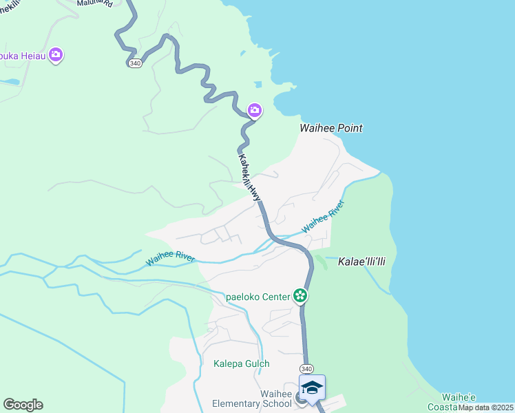 map of restaurants, bars, coffee shops, grocery stores, and more near 2609 Kahekili Highway in Wailuku