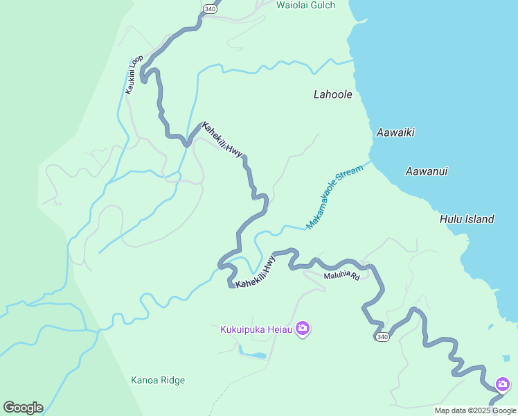 map of restaurants, bars, coffee shops, grocery stores, and more near 3737 Kahekili Highway in Wailuku