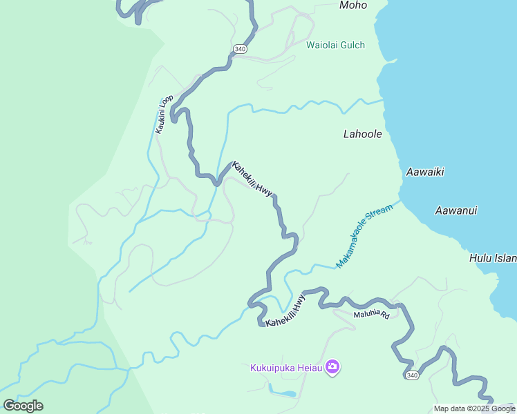 map of restaurants, bars, coffee shops, grocery stores, and more near 145 Kaukini Loop in Wailuku