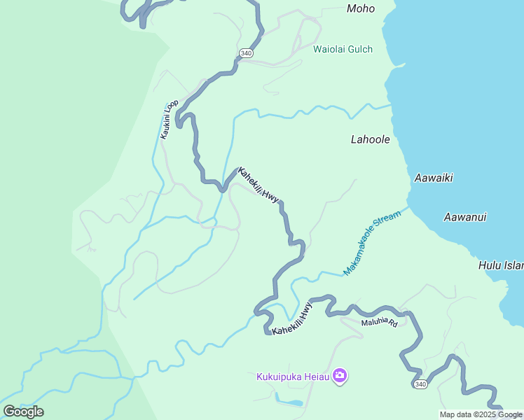 map of restaurants, bars, coffee shops, grocery stores, and more near 145 Kaukini Loop in Wailuku