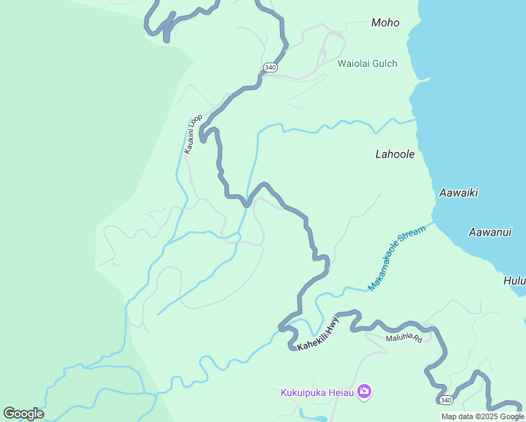 map of restaurants, bars, coffee shops, grocery stores, and more near 85 Kaukini Loop in Wailuku