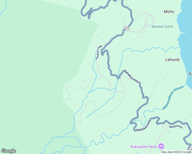 map of restaurants, bars, coffee shops, grocery stores, and more near 18 Hulumanu Place in Wailuku