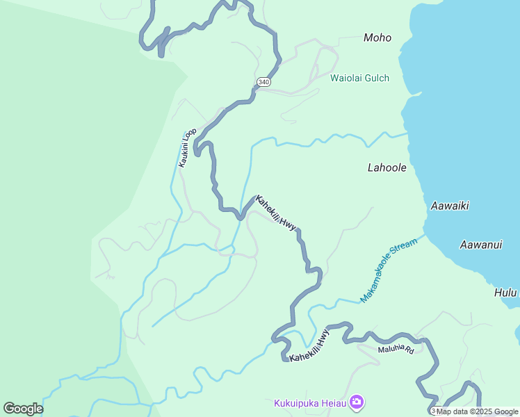 map of restaurants, bars, coffee shops, grocery stores, and more near 0 Kaukini Loop in Wailuku