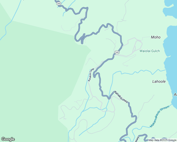 map of restaurants, bars, coffee shops, grocery stores, and more near 555 Kaukini Loop in Wailuku
