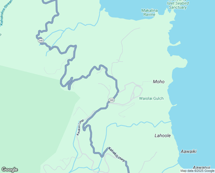 map of restaurants, bars, coffee shops, grocery stores, and more near 4933 Kahekili Highway in Wailuku