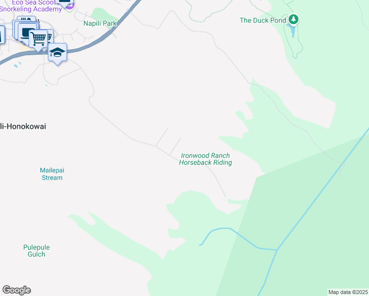 map of restaurants, bars, coffee shops, grocery stores, and more near 525 Hui Road A in Lahaina