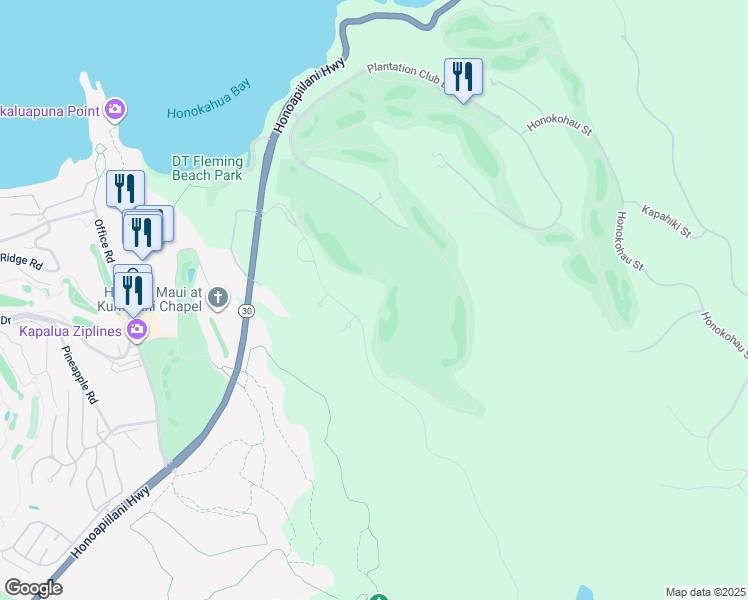 map of restaurants, bars, coffee shops, grocery stores, and more near 255 'Uki'uki Loop in Lahaina