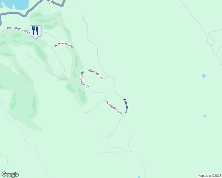 map of restaurants, bars, coffee shops, grocery stores, and more near 114 Keoawa Street in Lahaina