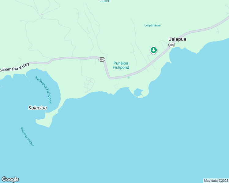 map of restaurants, bars, coffee shops, grocery stores, and more near 7146 Kamehameha V Highway in Kaunakakai