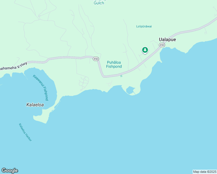 map of restaurants, bars, coffee shops, grocery stores, and more near 7142 Kamehameha V Highway in Kaunakakai