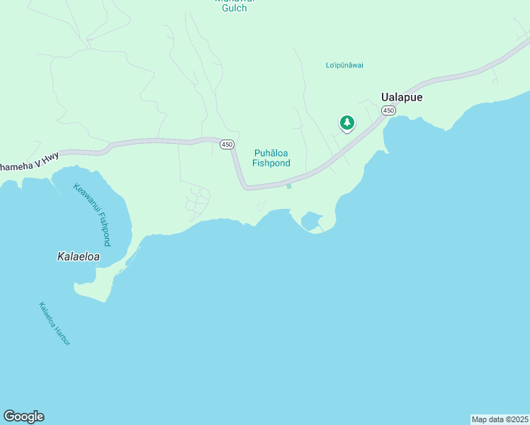 map of restaurants, bars, coffee shops, grocery stores, and more near 7142 Kamehameha V Highway in Kaunakakai